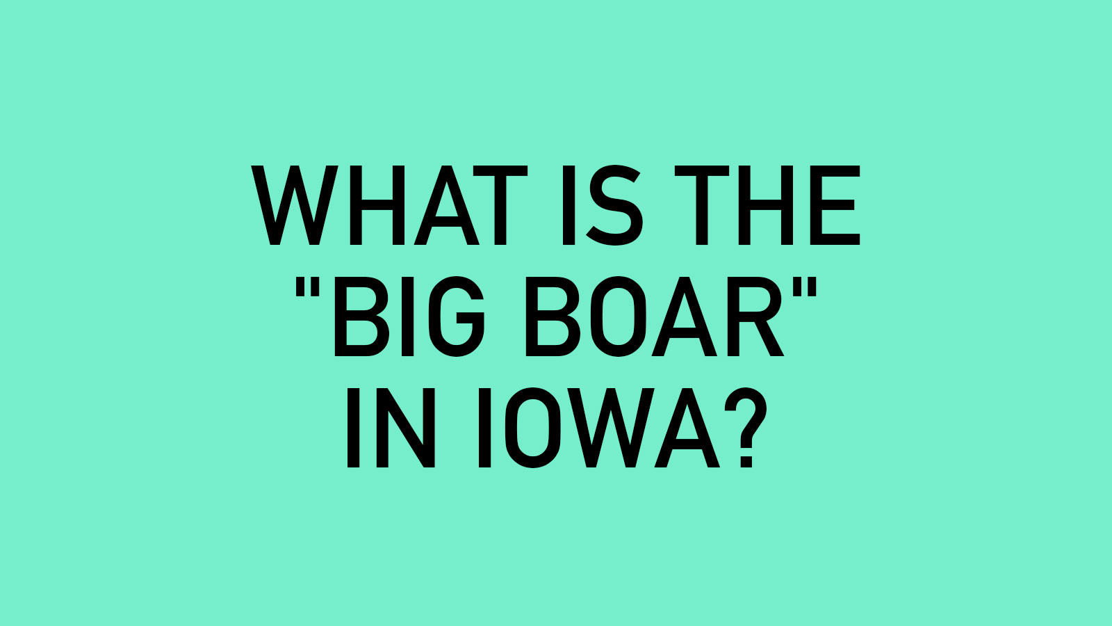 How Well Do You Know Iowa Slang? 1016
