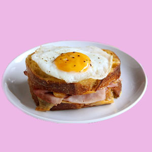 Can You Live a Day in the Life of Marilyn Monroe? Eggs and ham on french toast
