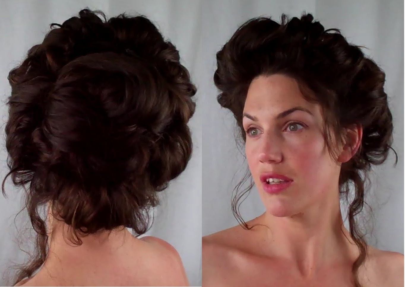 Can You Name These Retro Hairstyles? How To Gibson Girl Hair Edwardian/ Victorian Vintage Retro pertaining to Victorian Hairstyle Tutorial