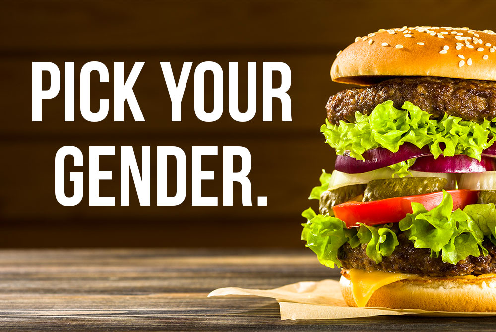 🍔 Build the Perfect Burger and We’ll Guess Your Age and Height Burger Pick Your Gender
