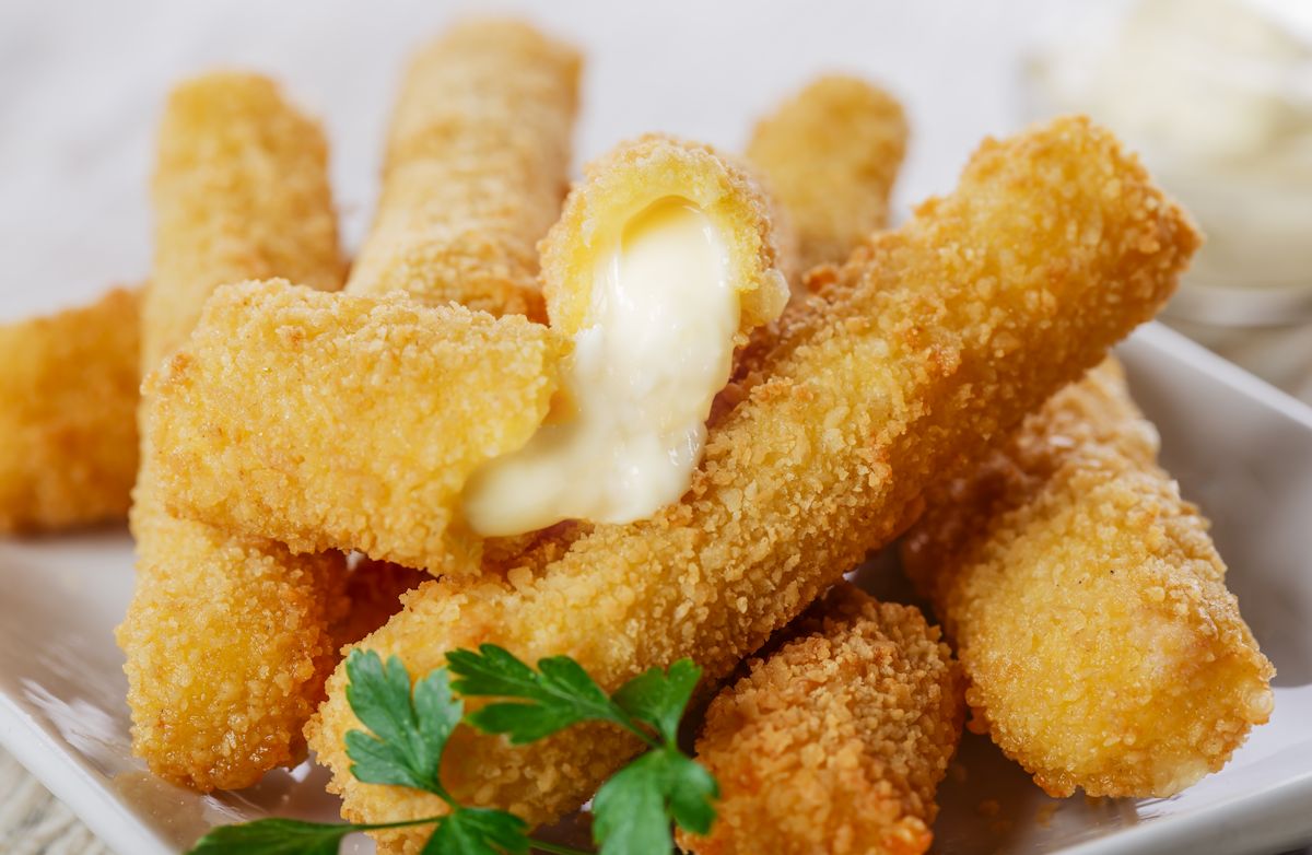 Dip These Foods in Sauces and We’ll Guess Your Eye Color mozzarella sticks