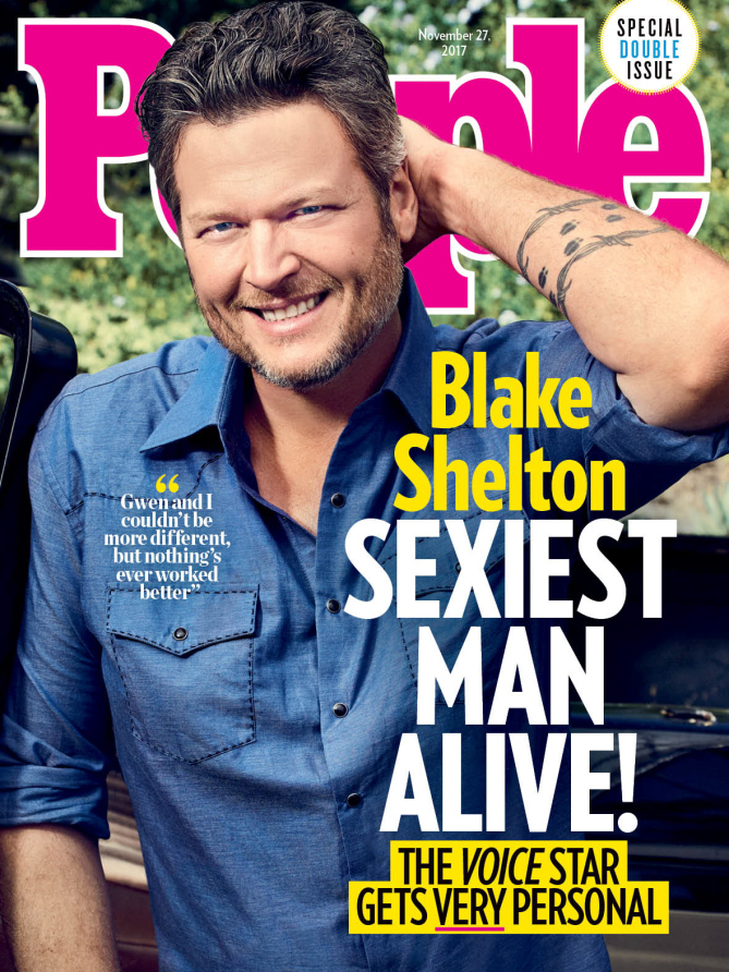 Rate People Magazine’s Sexiest Men Alive and We’ll Guess the Decade You Were Born blake promo cover