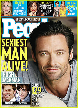 Rate People Magazine’s Sexiest Men Alive and We’ll Guess Your Age and Height hugh jackman sexiest man alive 2008