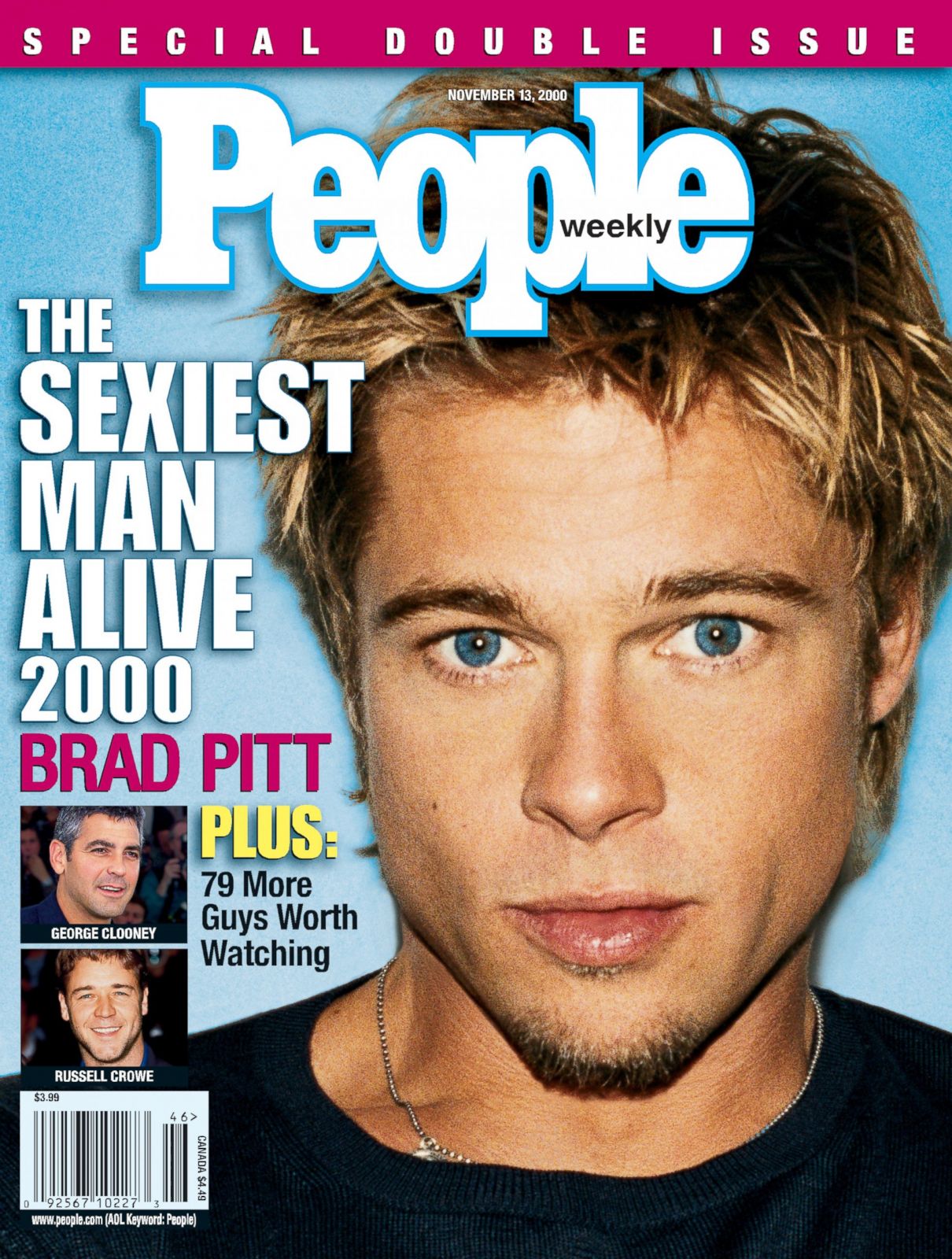 Rate People Magazine’s Sexiest Men Alive and We’ll Guess the Decade You Were Born Brad PItt1