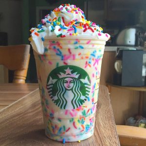 Can We Guess Your Eye & Hair Color With This Food Test? Cake Batter Frappuccino