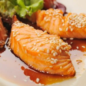 🍳 Cook for Your Date and We’ll Predict Your Relationship Status in Two Years Glazed Salmon