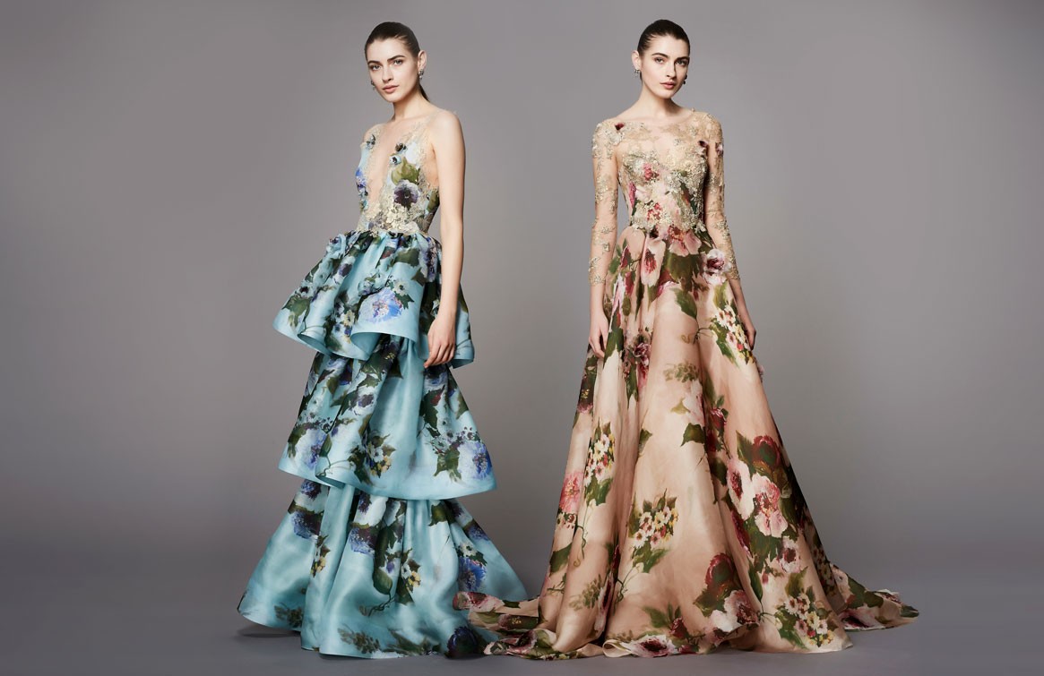👗 Design a Fancy Gown and We’ll Guess Your Hair and Eye Color marchesa evening gowns and dresses pre fall 2017 collection 1165x755c