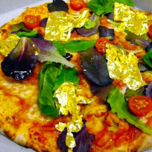 💸 Can You Waste $1 Million in a Week? White truffle and gold pizza