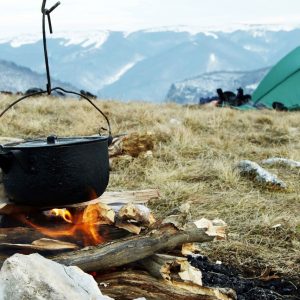 Enjoy an All-You-Can-Eat 🍳 Breakfast Buffet and We’ll Reveal What Type of Partner 😍 Attracts You Around a campfire in New Zealand