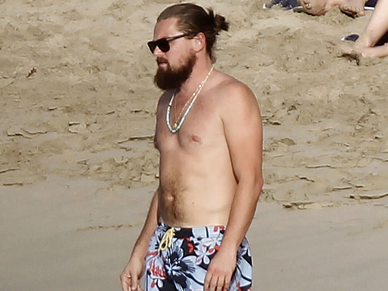 Leonardo DiCaprio partying with a bevy of bikini clad beauties in St. Barth on NYE