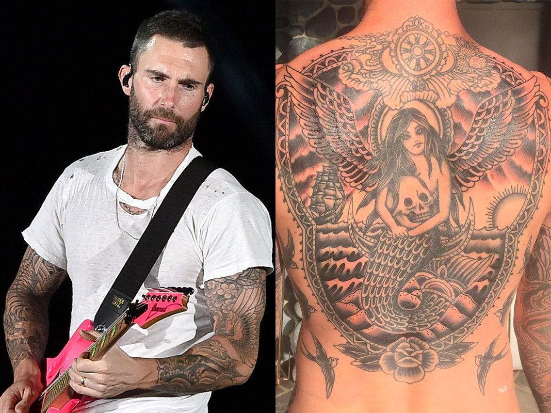 Rate Some Unusual Tattoos and We’ll Tell You What Tattoo You Should Get adam levine