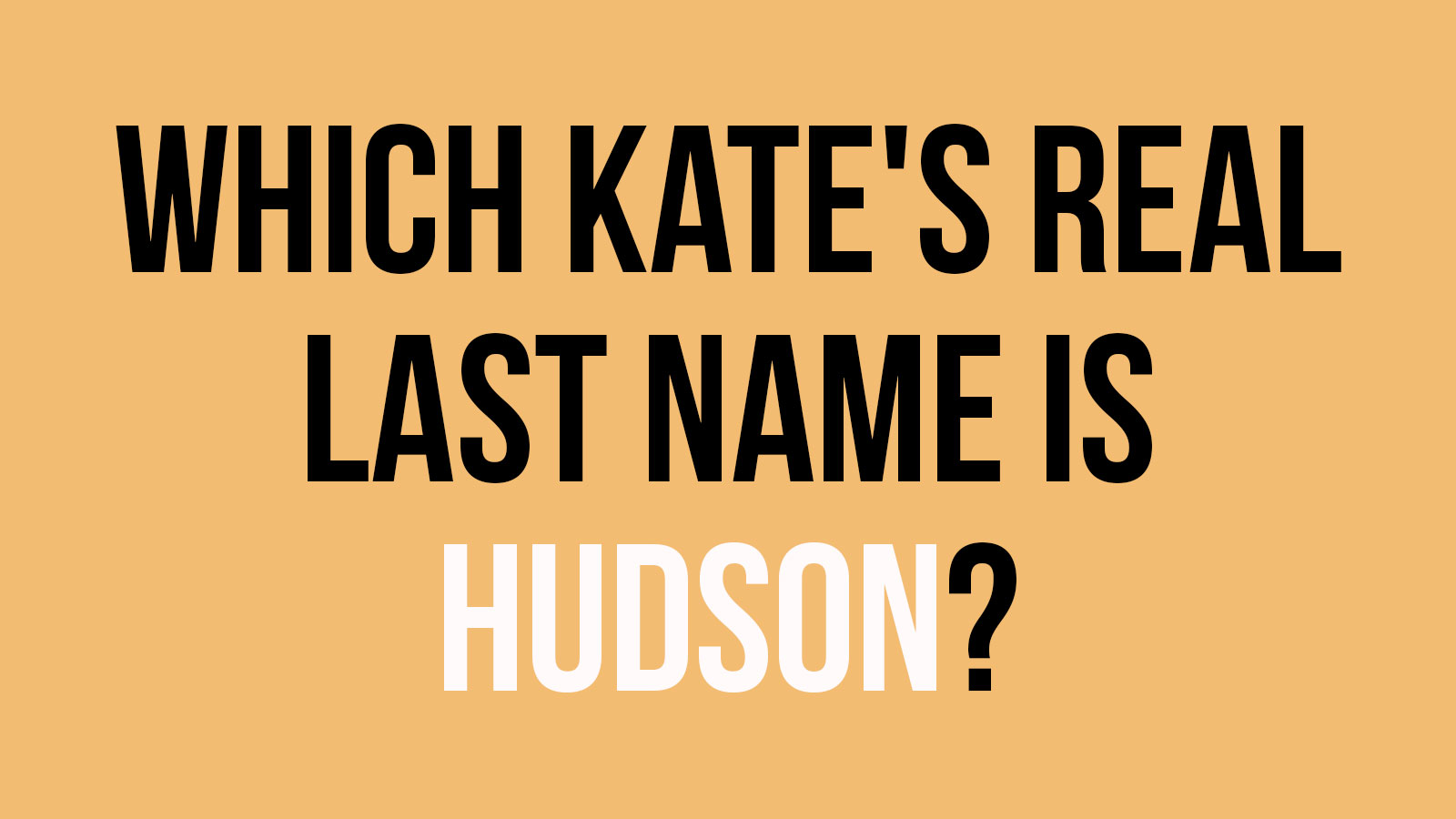 If You Think You Know Real Names of Celebrities, You're… Quiz 1134