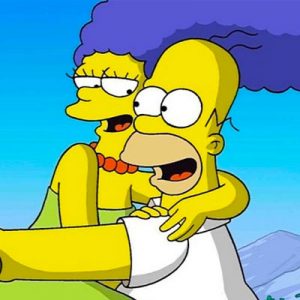 Pick Some Fictional Couples and We’ll Reveal Your Celebrity Soulmate, Ex, And the One Who Got Away Homer and Marge from The Simpsons