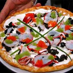 💸 Can You Waste $1 Billion In A Week? Quiz Pizza with caviar and lobster