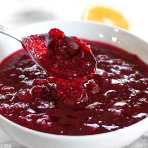 Can We Guess Which Three Foods You Love the Most? Cranberry sauce