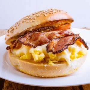 🍳 Pick Some Breakfast Foods and We’ll Reveal Your Celebrity Twin Bacon and egg sandwich