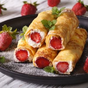This Quiz Will Tell You If You Prefer Sweet Or Savory Food Strawberry cream crepe
