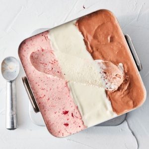 Order a Cafeteria Lunch and We’ll Reward You With a ’90s Teen Heartthrob Boyfriend Neapolitan ice cream