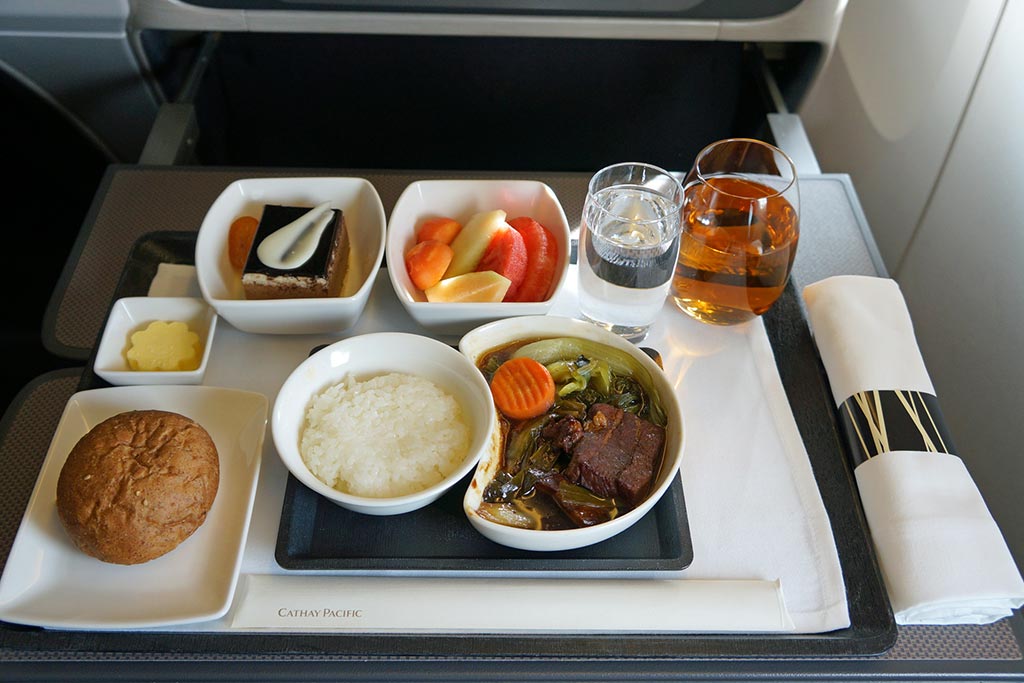 Rate These ✈️ Airplane Meals and We’ll Give You Your Next Vacation Spot Cathay pacific business