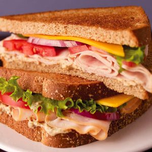 Choose Some Meals for Your Celeb Husband and We’ll Reveal Who He Is Turkey sandwich