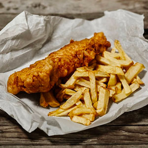 Choose Some Meals for Your Celeb Husband and We’ll Reveal Who He Is Fish and chips