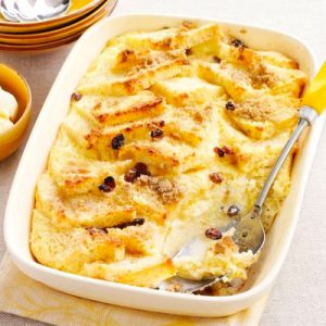 Eat Your Way Through the Alphabet and We’ll Tell You What % Genius You Are Bread and butter pudding