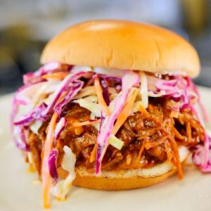 Eat Your Way Through the Alphabet and We’ll Tell You What % Genius You Are Pulled pork sandwich