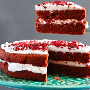 Eat At Celeb Weddings To Know The Age You'll Get Married Quiz Vegan red velvet cake