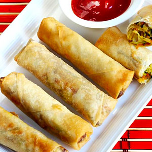 Eat At Celeb Weddings To Know The Age You'll Get Married Quiz Vegetable spring rolls
