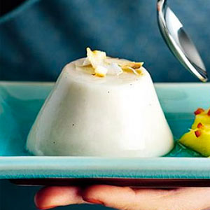 Eat At Celeb Weddings To Know The Age You'll Get Married Quiz Coconut and ginger panna cotta