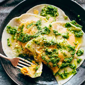 Eat At Celeb Weddings To Know The Age You'll Get Married Quiz Butternut squash ravioli