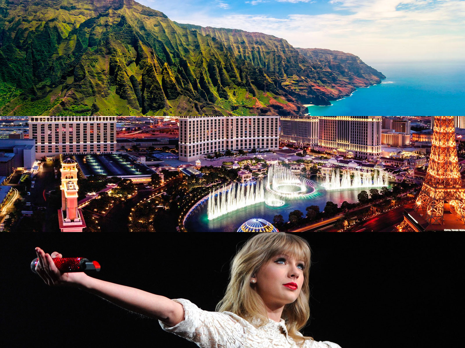 You got: Hawaii, Las Vegas, and Taylor Swift! 👰 Plan Your Wedding and We’ll Give You a Wedding Destination, Honeymoon, And a Celebrity Wedding Crasher