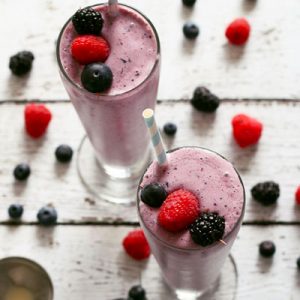 Which Restaurant Are You? Mixed berry milkshake