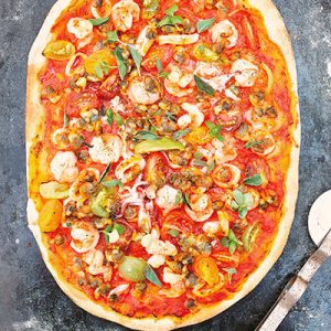 Which Restaurant Are You? Seafood pizza