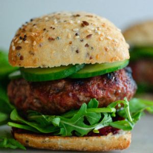 What Cooking Show Would You Actually Do Well On? Gorgonzola lamb burger