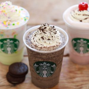 Have a Snacks Party by Yourself and We’ll Guess If You’re a Cat or Dog Person Starbucks Frappuccino