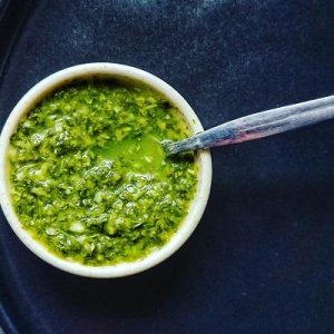 What Pizza Am I? Quiz Chimichurri sauce