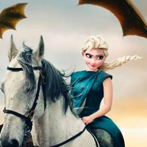 👑 Everyone Is a Combo of Two Disney Princesses — Who Are You? 👑 Elsa as Daenerys Targaryen