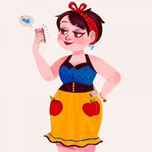 👑 Everyone Is a Combo of Two Disney Princesses — Who Are You? 👑 Snow White the Social Media Queen