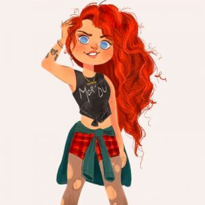 Which Two Disney Princesses Are You A Combo Of? Quiz Merida the Punk Rocker
