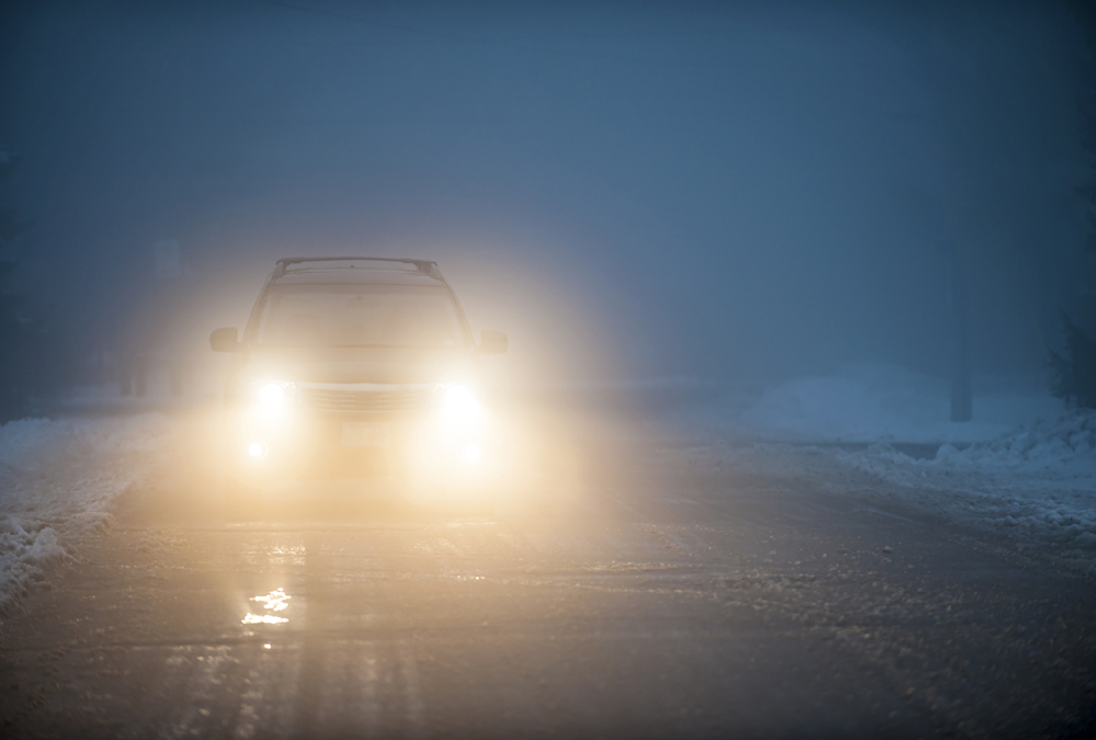Choose the Strongest Among These Things and We’ll Reveal Your Greatest Strength Headlights of car driving Foggy