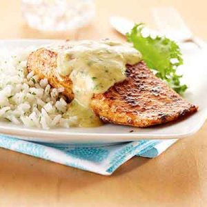 Plan Your Meals for the Week and We’ll Guess What You Look Like Salmon with cilantro mango sauce