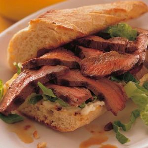Plan Your Meals for the Week and We’ll Guess What You Look Like Broiled steak sandwich