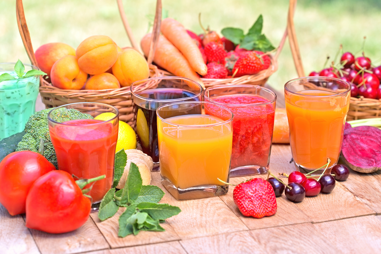 Fruit juice and vegetable juice