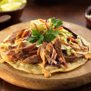 Create Tex-Mex Platter To Know Which Marvel Hottie You'… Quiz Carnitas - pork shoulder slow-cooked in lard