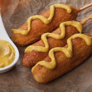 This Food Test Will Reveal If You’re an 😄 Optimist or a 😟 Pessimist Corn dog