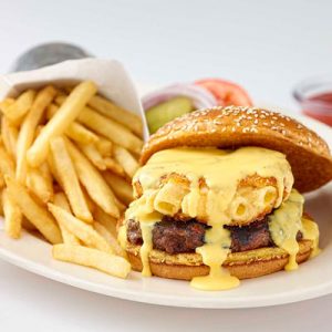 Order a Giant Meal from the Cheesecake Factory and We’ll Reveal How Old You REALLY Act Macaroni and cheese burger