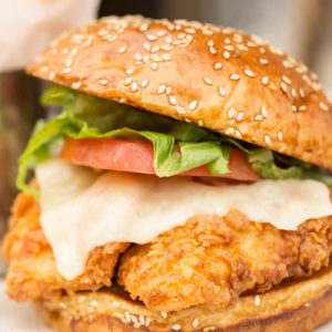 Order a Giant Meal from the Cheesecake Factory and We’ll Reveal How Old You REALLY Act Spicy crispy chicken sandwich