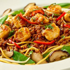 Order a Giant Meal from the Cheesecake Factory and We’ll Reveal How Old You REALLY Act Spicy Shanghai noodles