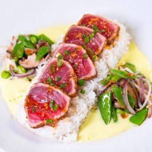 Order a Giant Meal from the Cheesecake Factory and We’ll Reveal How Old You REALLY Act Seared ahi tuna